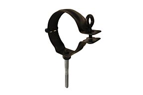 Gegalvaniseerde beugel zwart gelakt