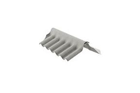 Golfplaat Vezelcement Natuurgrijs Scharniernok Set (L+R)