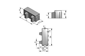 Stone & Style Greenstone 25 x 12,5 x 10 cm per m²