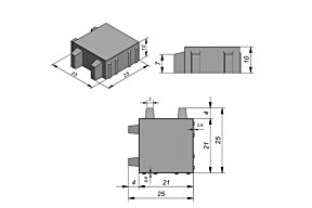 Stone & Style Greenstone 25 x 25 x 15 cm per m²