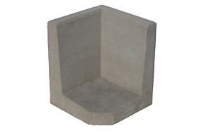 L-Element Hoek Beton Grijs 40 x 40 x 40 cm