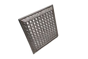 retro aluminium muurrooster klaver