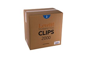 Levelit clips 2000 st 2 mm