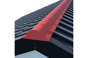 Metigla Dakplaat MPF20 Nokplaat 200 cm [RAL 9005 Structuur Zwart]