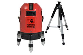 Futech MC8 HPSD kruislijnlaser [rood] + statief 300cm