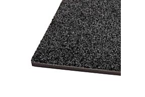 vloermat naaldvilt Effen zwart