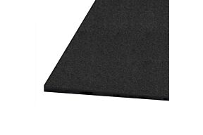 Polyamide deurmat zwart