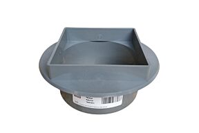 PVC verval vierkant 100 - rond Ø110