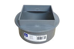 PVC verval vierkant 80/Ø110