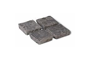 Raja Black Indische Kalksteen Natuurruw 14 x 14 