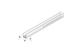 metalstud u27/50 randprofiel plagyp