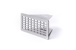 RenoFix RVS renovatierooster met muggengaas 110 x 55 mm