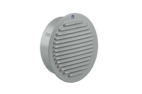 Renson aluminium rond schoepenrooster 435/R grijs