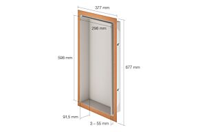 Schlüter DESIGN-NICHE DN2 Inbouwnis 598 x 298 x 91,5 mm