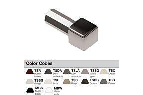 Schluter EV Q binnen- en buitenhoek