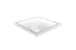 Skylux bolvormige acrylaat lichtkoepel enkelwandig