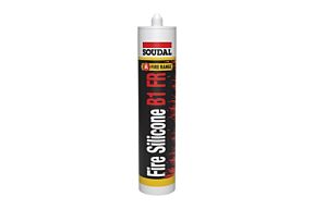 Soudal Fire Silicone B1 FR zwart 300 ml
