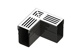 Stardrain aluminium hoekstuk