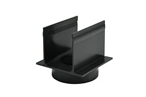 Stardrain verbindingsstuk met verticale uitloop Ø80