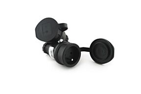 Stopcontact met klapdeksel