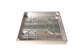 Tegeldeksel alu 60x60