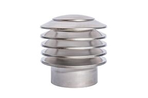 Tilmar TilVent RVS Ventilatieschacht losse kap