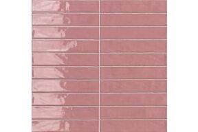 Rooskleurige muurtegels