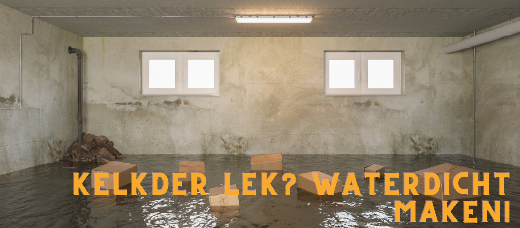 Lek in de kelder, muur of vloer? Los het op!