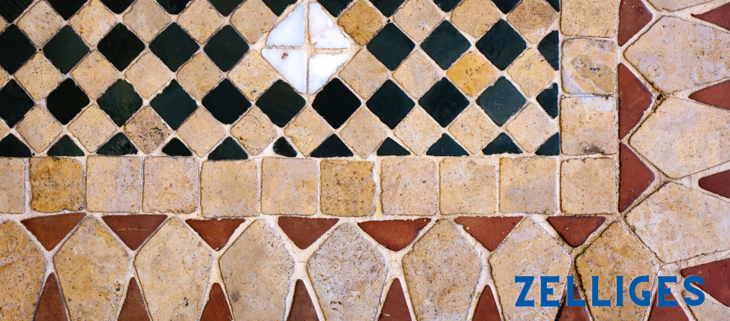 Zelliges: Herkomst en plaatsing