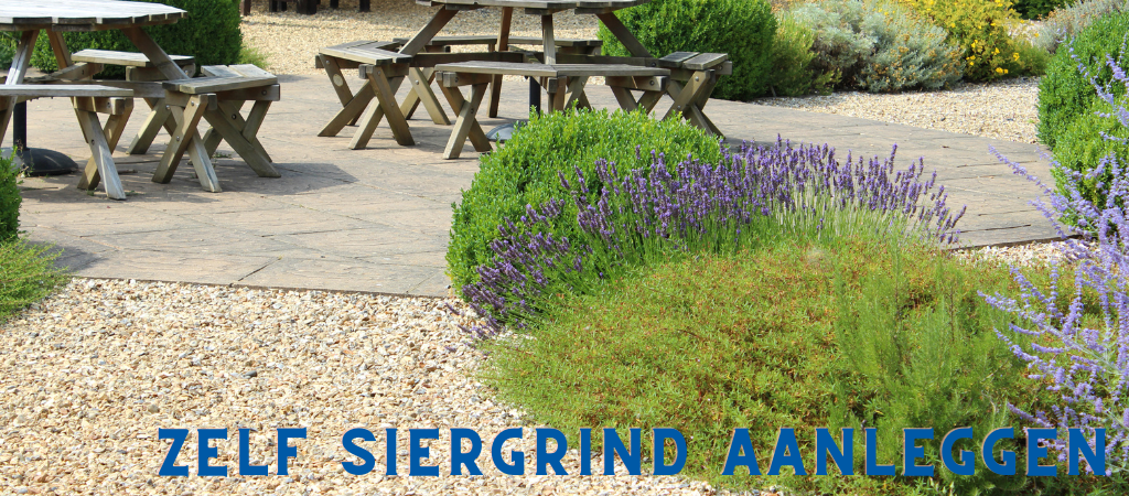 Installation de gravier décoratif