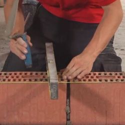 Plaatsing snelbouwstenen